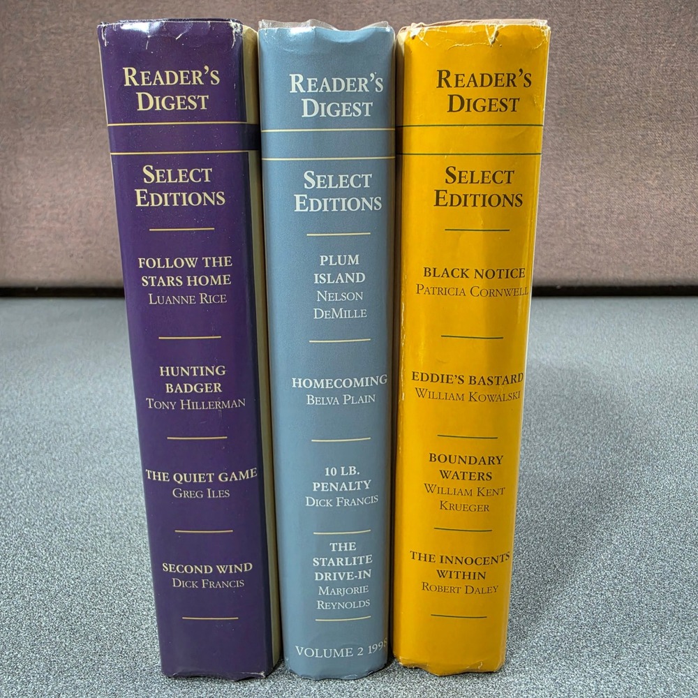 Reader's Digest Select Editions Books Excellent Hardcover Lot‎